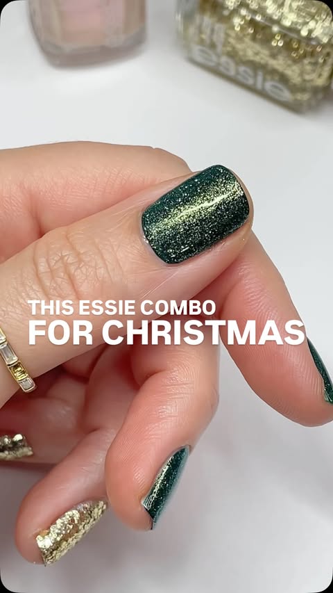 Instagram post by @lovefreshpaint for essie. Caption reads: I’ll never get over layering @essie Off Tropic....
