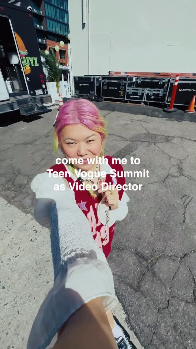 Instagram post by @mianne.chan for Teen Vogue. Caption reads: Teen Vogue Summit is our biggest event of the year....