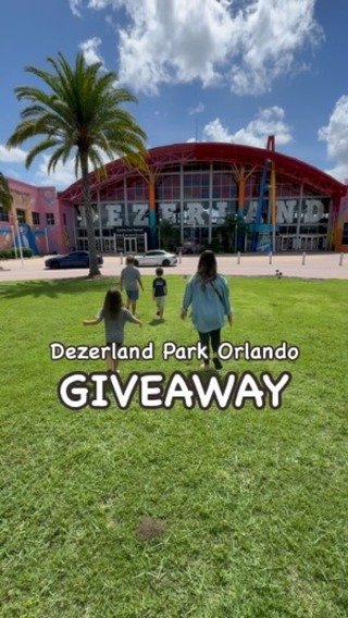 Instagram post by @therealjessicagoodman for Dezerland Park Orlando. Caption reads: [...] to have partnered up with....