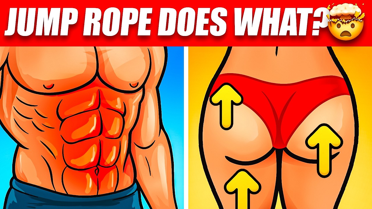 YouTube post by @JumpRopeDudes for Crossrope. Caption reads: Jump Rope Effects On The Human Body.