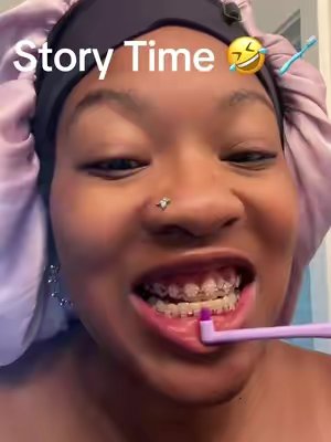 TikTok post by @caramelpeanutbutter for Ceelike Oral Care. Caption reads: [...] but she definitely worried me 🤣🤣 @Ceelike....