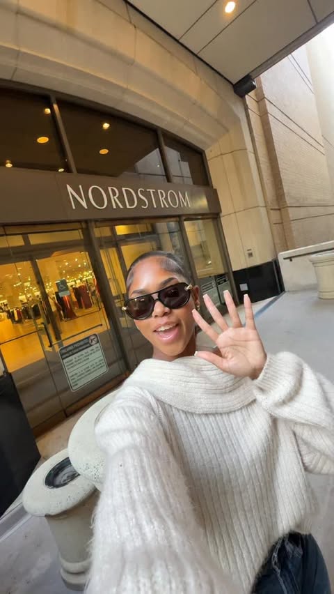 Instagram post by @a.wilkyy for Nordstrom. Caption reads: I love a good sale! 🤭 y’all better run and catch....