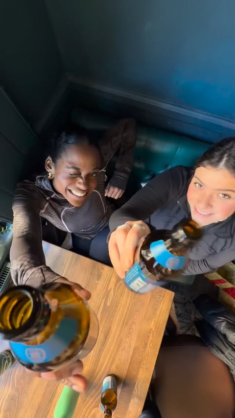 Instagram post by @dr_mimi_runs for Lucky Saint. Caption reads: [...] a better incentive to keep going -....