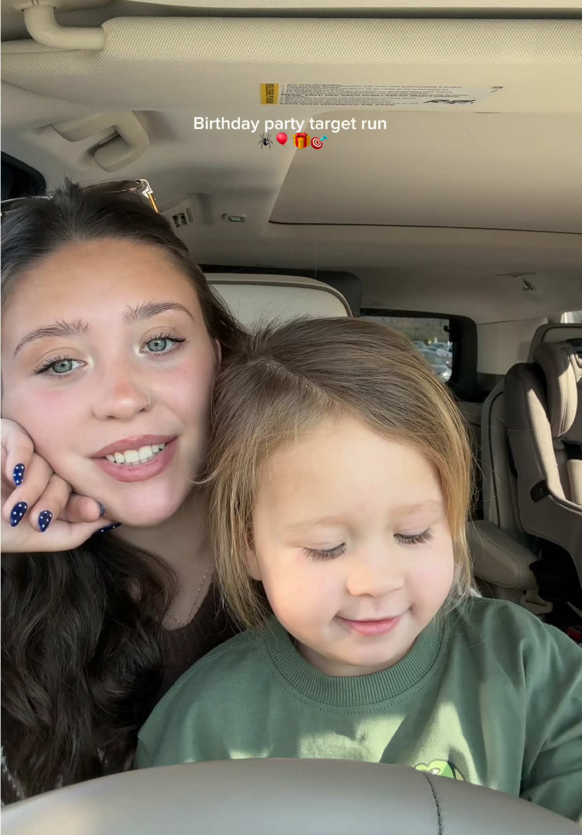 TikTok post by @addie_mccracken123 for Arrae. Caption reads: I LOVE having a toddler it makes everything so fun....