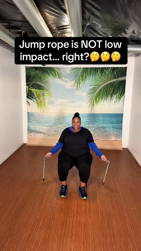 Instagram post by @thickchickfitness365 for Crossrope. Caption reads: [...] and I’ll send you the rope I’m using.....