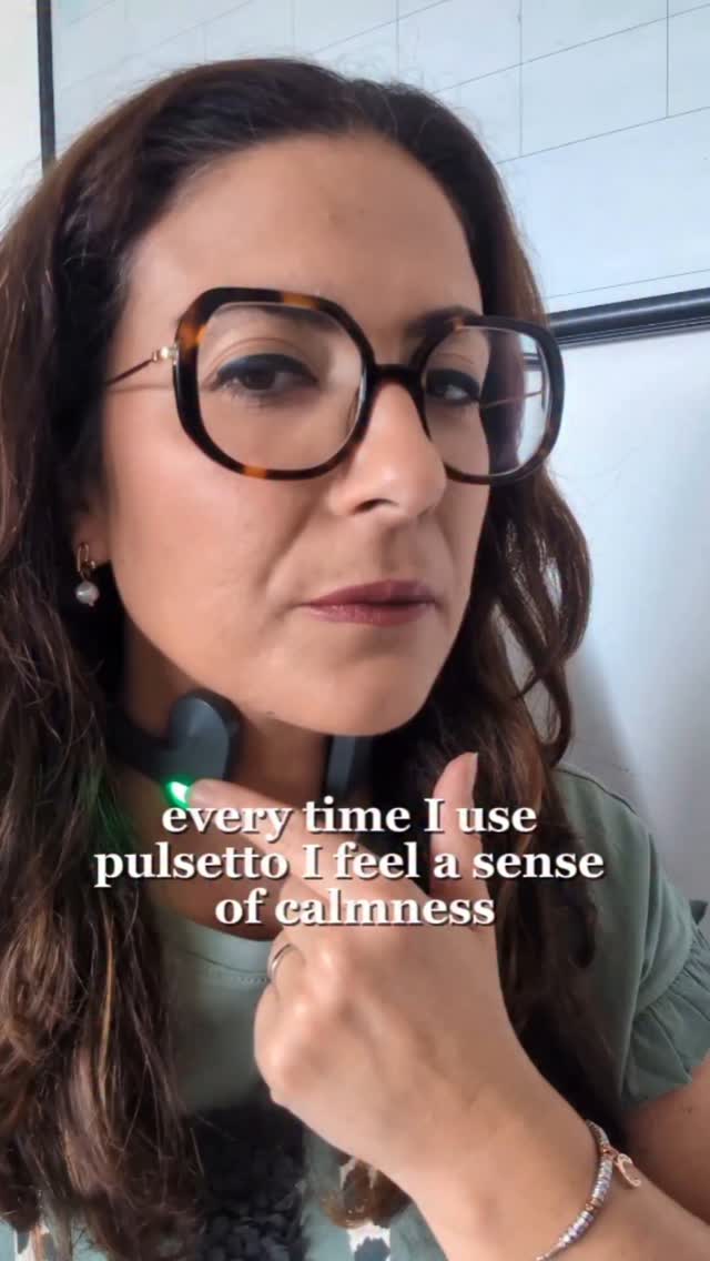 Instagram post by @virginiaziulu for Pulsetto. Caption reads: 🧘‍♀️Pulsetto Vagus Nerve Stimulator 

If you have....