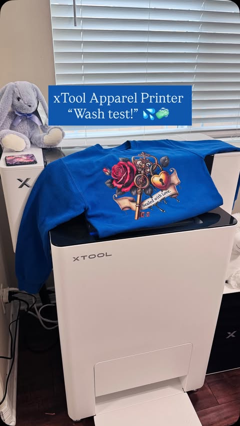 Instagram post by @lilyrosecraftroom for xTool. Caption reads: [...] Links and Disounts in my bio🔗 .....