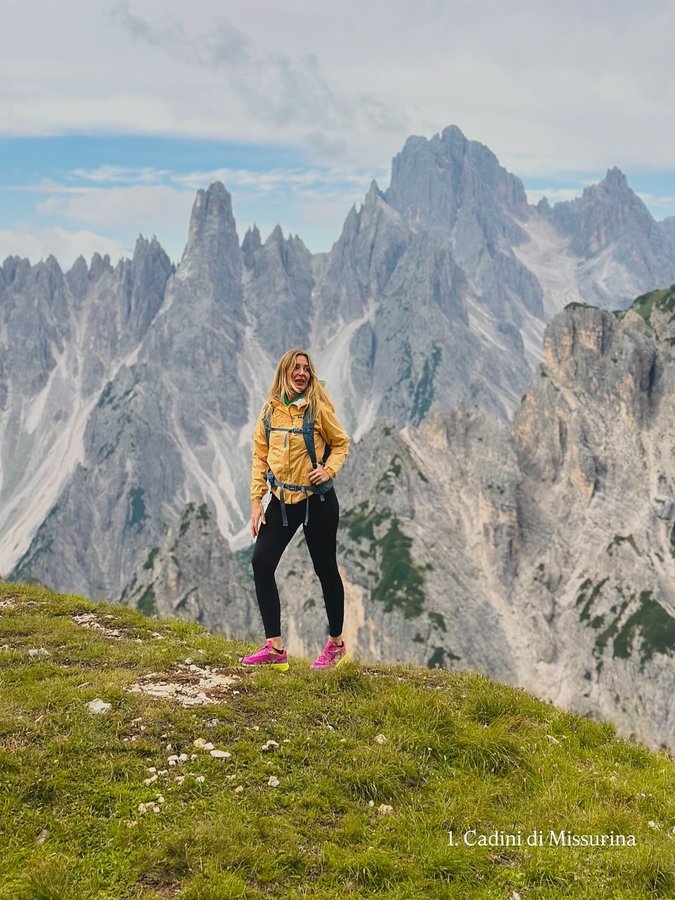 Instagram post by @marinacomes for Helly Hansen. Caption reads: 🇬🇧 7 places I’ve loved from my route in South....