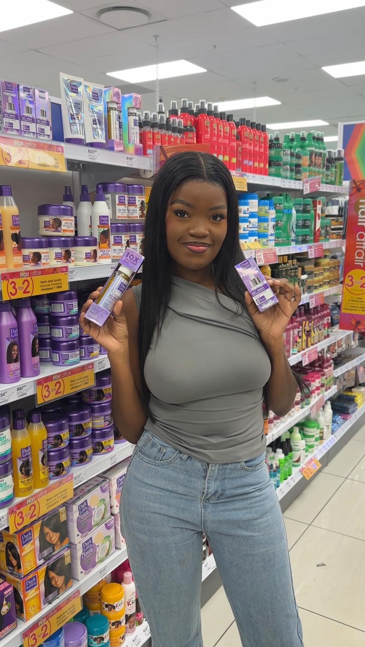 Instagram post by @siphokazi.figlan for Dark and Lovely. Caption reads: Calling all beauty lovers! Wanna glow up and live....