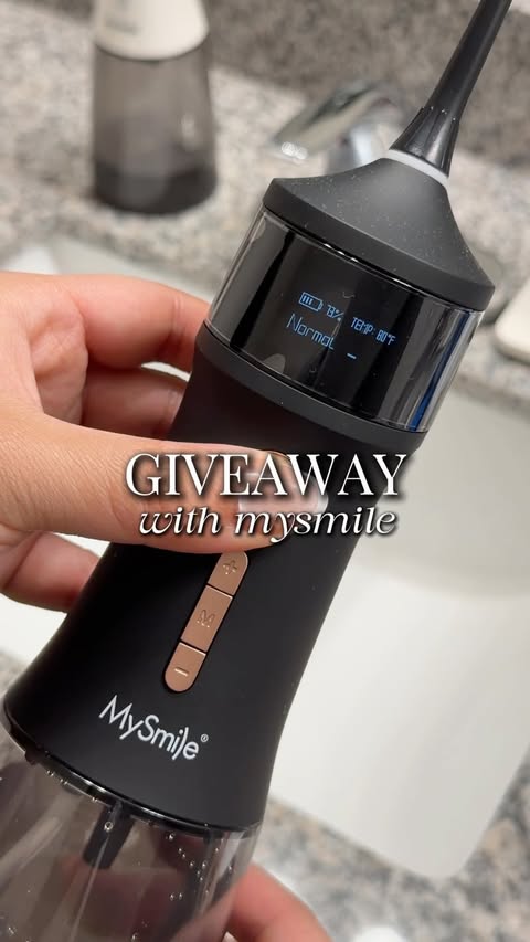 Instagram post by @gaonoulo for MySmile. Caption reads: [...] so excited for you to get your very own....