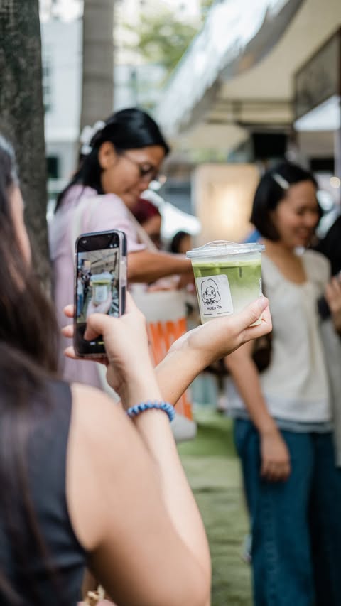 Instagram post by @southtradingpost for OATSIDE. Caption reads: [...] Official Sponsors: @chupacupsph @oatside....