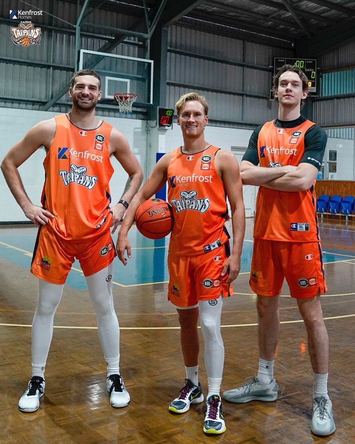 Instagram post by @cairnstaipans for SKINS Compression. Caption reads: (SNAKE) SKINS! 🐍 The Taipans are pleased to....