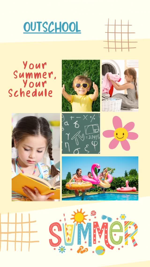 Instagram post by @htxeatswithzoe for Outschool. Caption reads: This summer, Outschool lets us customize Zoe’s....