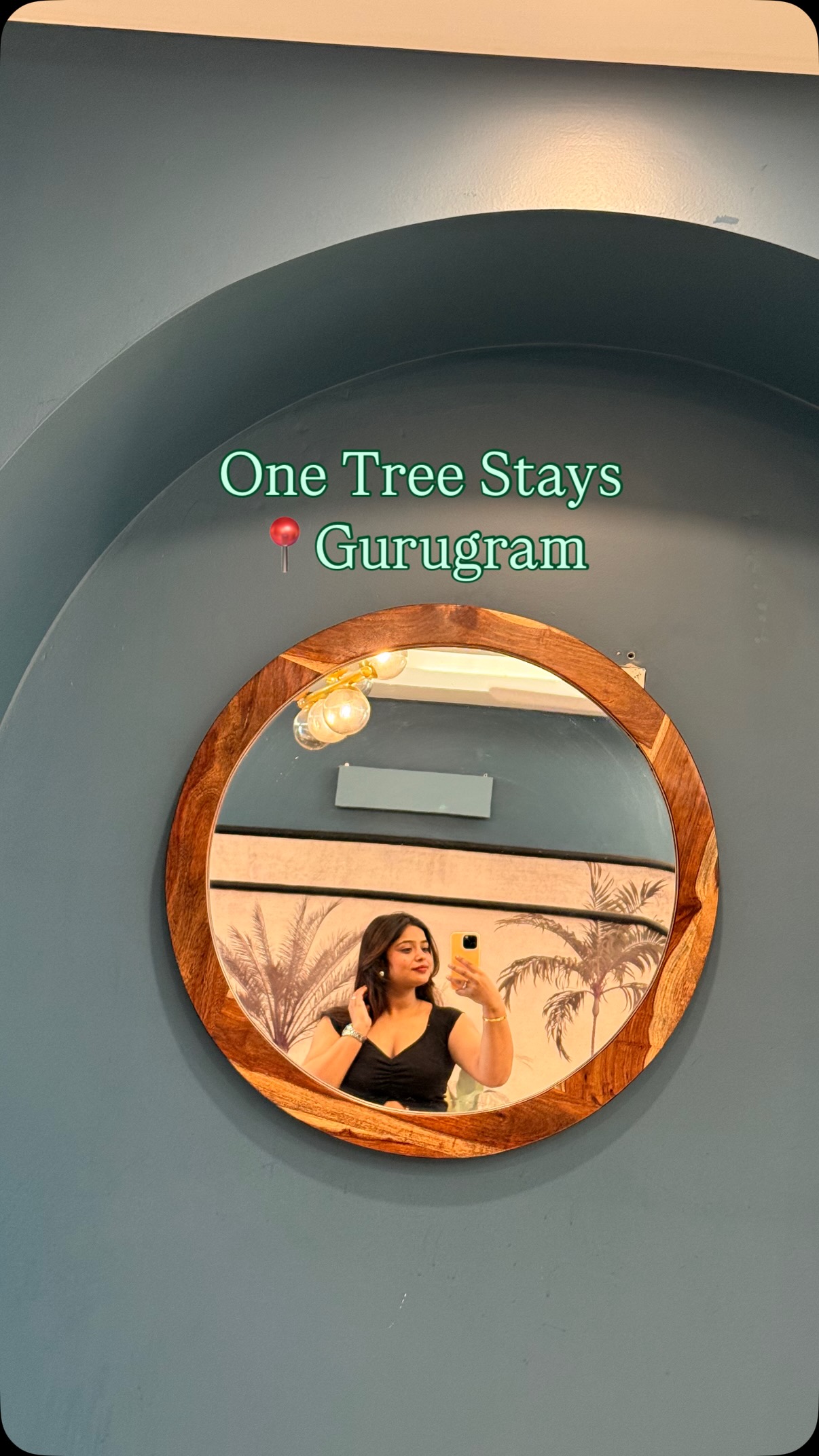 Instagram post by @vanshika_mahayan for Meta. Caption reads: Who knew #Gurugram had this level of romantic....
