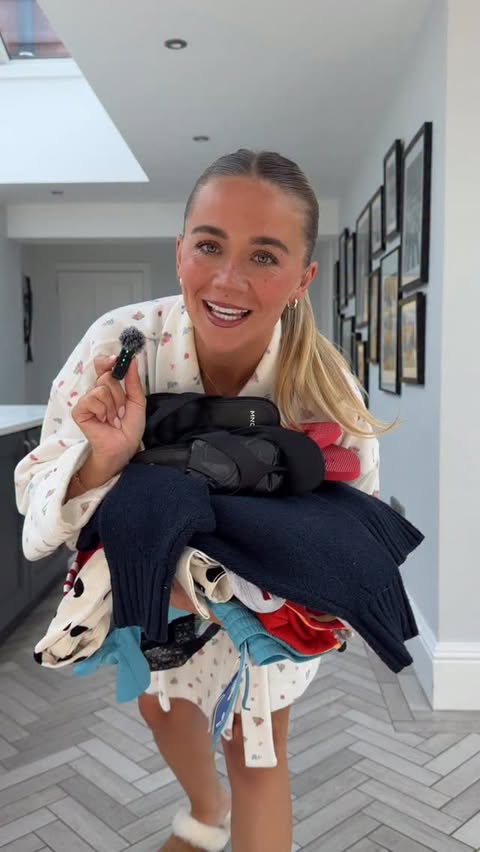 Instagram post by @hattiebourn for ASOS. Caption reads: style shorts from @asos with me 🌤️ ad.