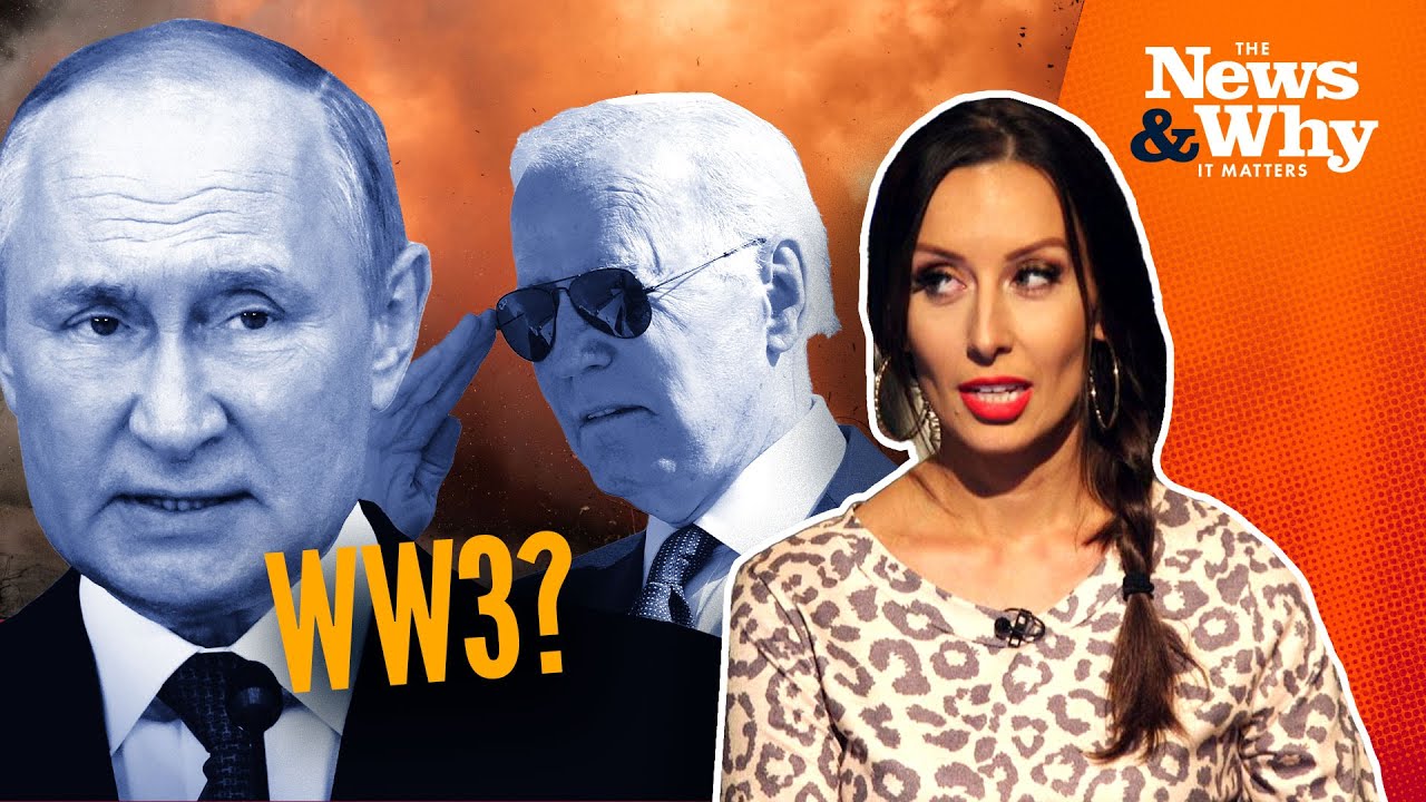 YouTube post by @BlazeTV for Healthycell. Caption reads: Nuclear 'ARMAGEDDON': Will the US Go to War Over....