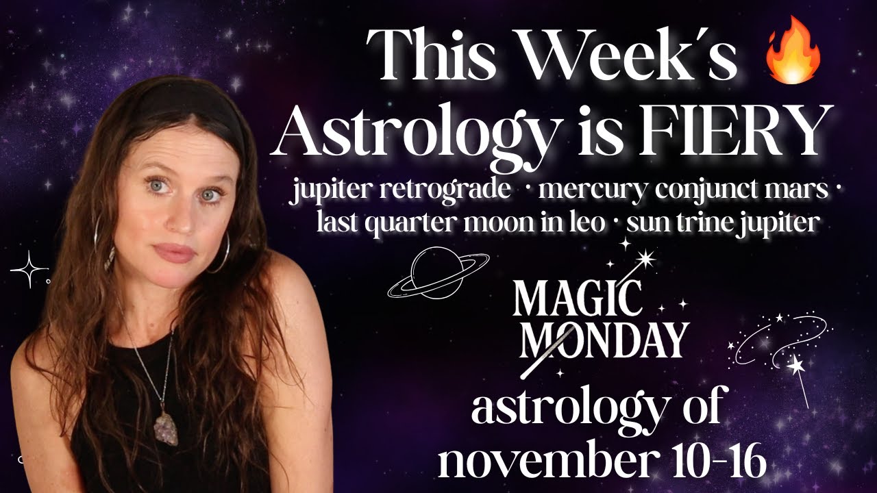 YouTube post by @HaleyComet for Birthdate. Caption reads: Mercury Retrograde conjunct Mars in Sagittarius,....