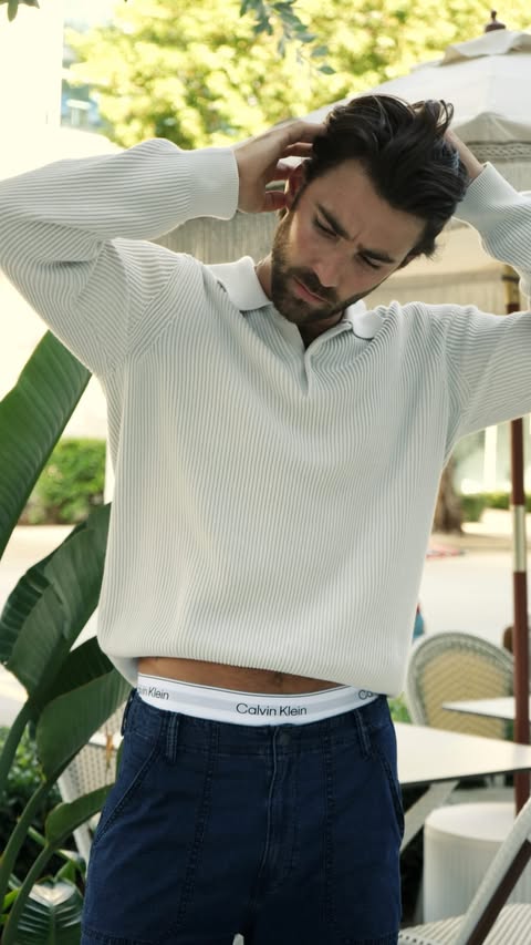Instagram post by @marcusballiette for Calvin Klein. Caption reads: [...] perfect pair of jeans. Feel the fit....