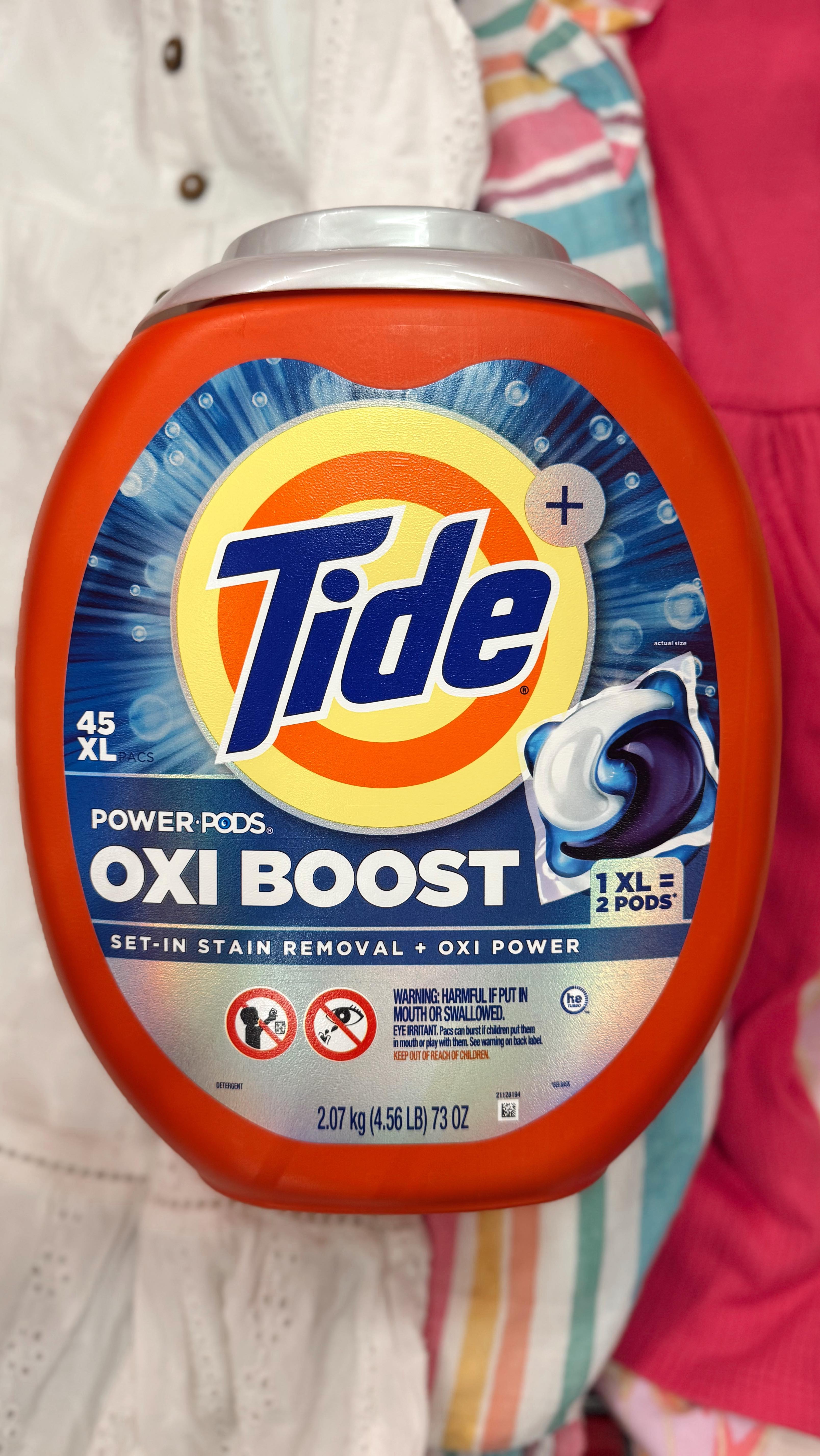 Instagram post by @best.of.target for Tide. Caption reads: #ad It’s time to restock my favorite Tide Ultra....