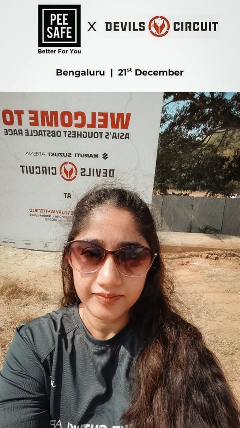 Instagram post by @sudhasingeetham for Pee Safe. Caption reads: No hygiene worries & just pure fun ! Thanks to....