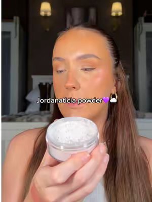 TikTok post by @shaniaflanagan_ for Jordana Ticia Cosmetics. Caption reads: let’s try out the shade Parma Lilac🥹 @Jordana....