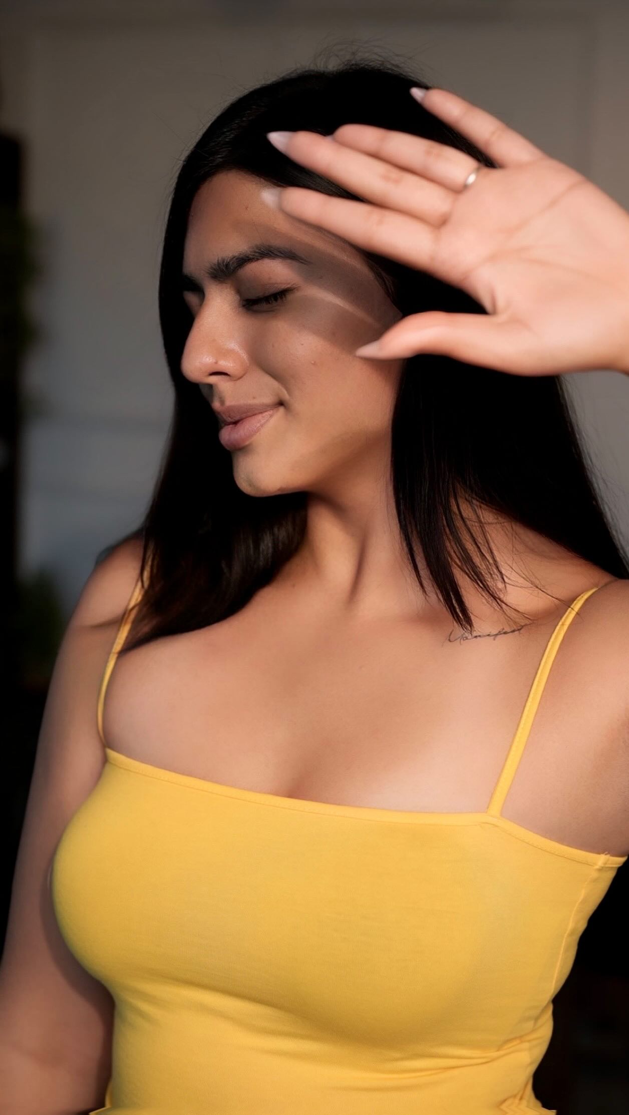 Instagram post by @nikitadhongdi for Simple Skincare. Caption reads: You really thought clouds could protect your skin?....