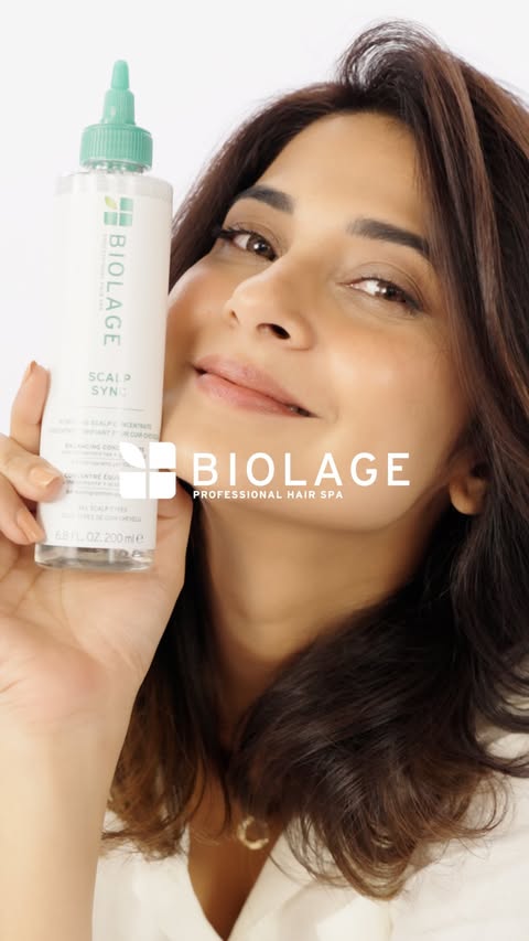 Instagram post by @jenniferwinget1 for Biolage. Caption reads: [...] so much sense. He recommended the new....