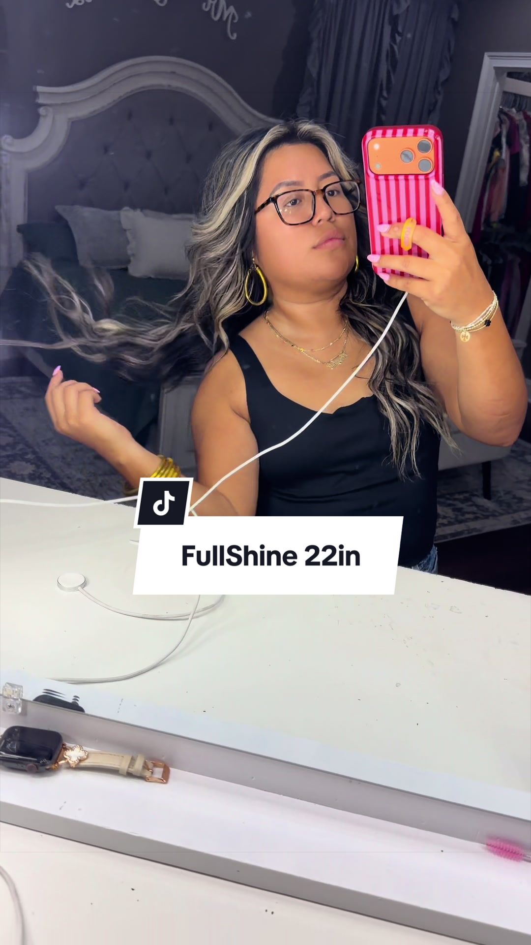 TikTok post by @anahinantos for Full Shine. Caption reads: Full Shine Extensions ✨ If you’re looking for....