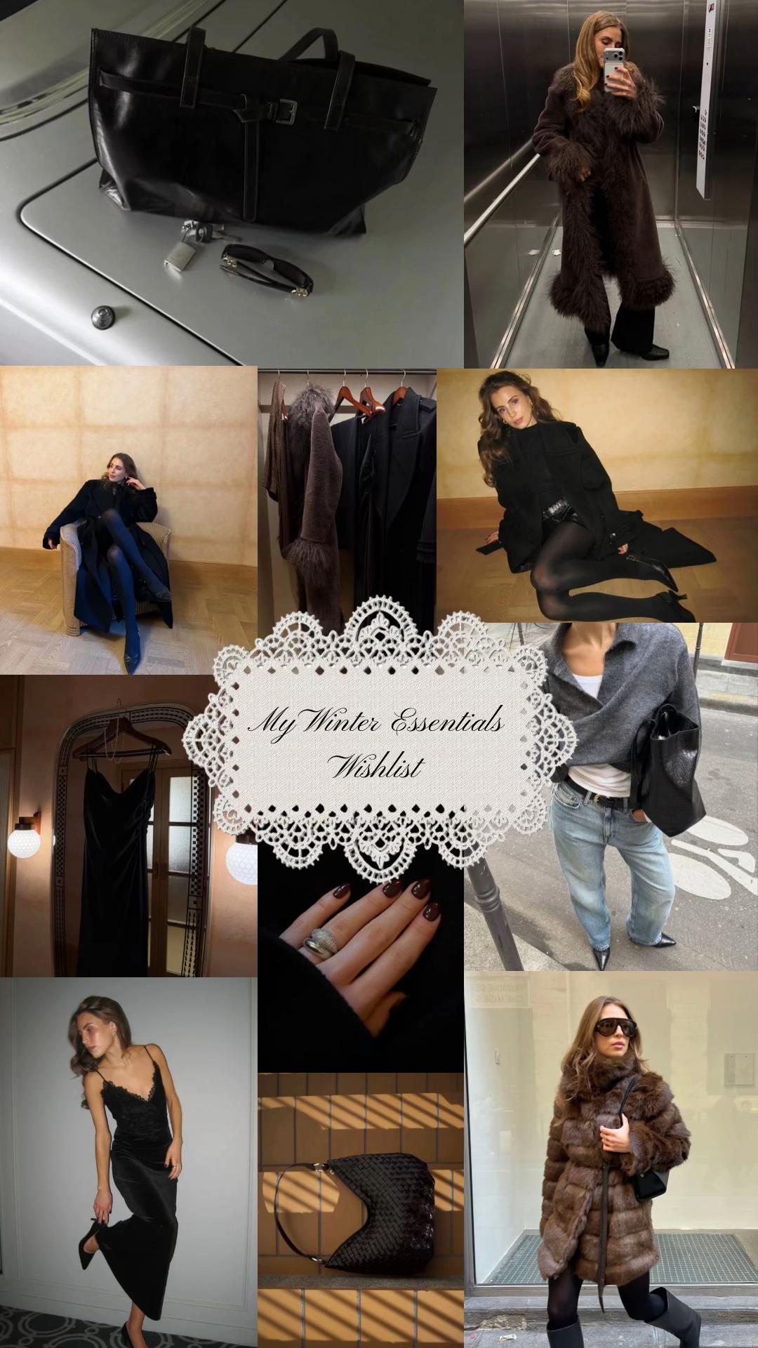 TikTok post by @celinetysnes for Adax. Caption reads: Advertisement for @ADAX | Some looks I’m wishing....