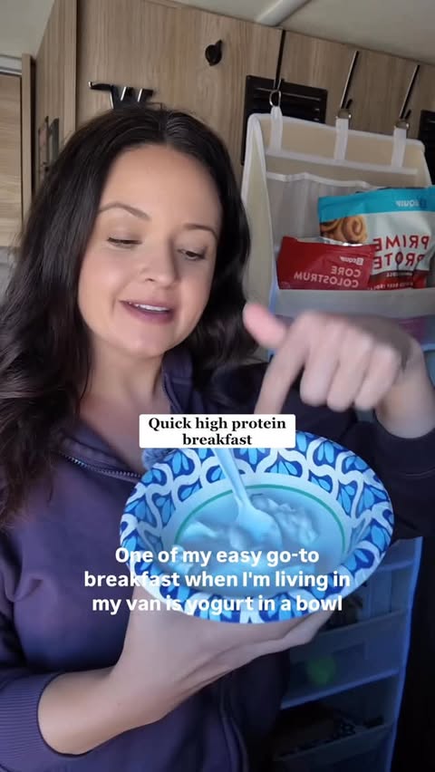 Instagram post by @itscourtneyluna for Equip Foods. Caption reads: [...] in the morning is yogurt with @equipfoods.....
