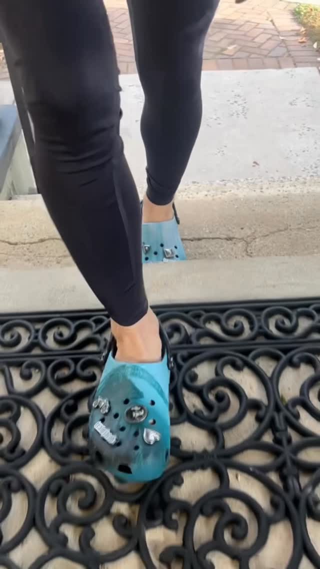 Instagram post by @ashleygreene for Crocs. Caption reads: I've already seen you in these Twilight x
Crocs....