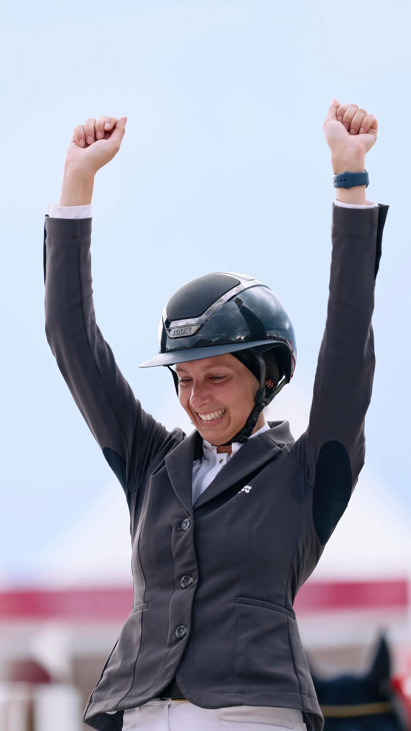 Instagram post by @megane_moissonnier for Dada Sport. Caption reads: [...] #YourFirstWin #DadaAmbassador #DadaSport 📹....