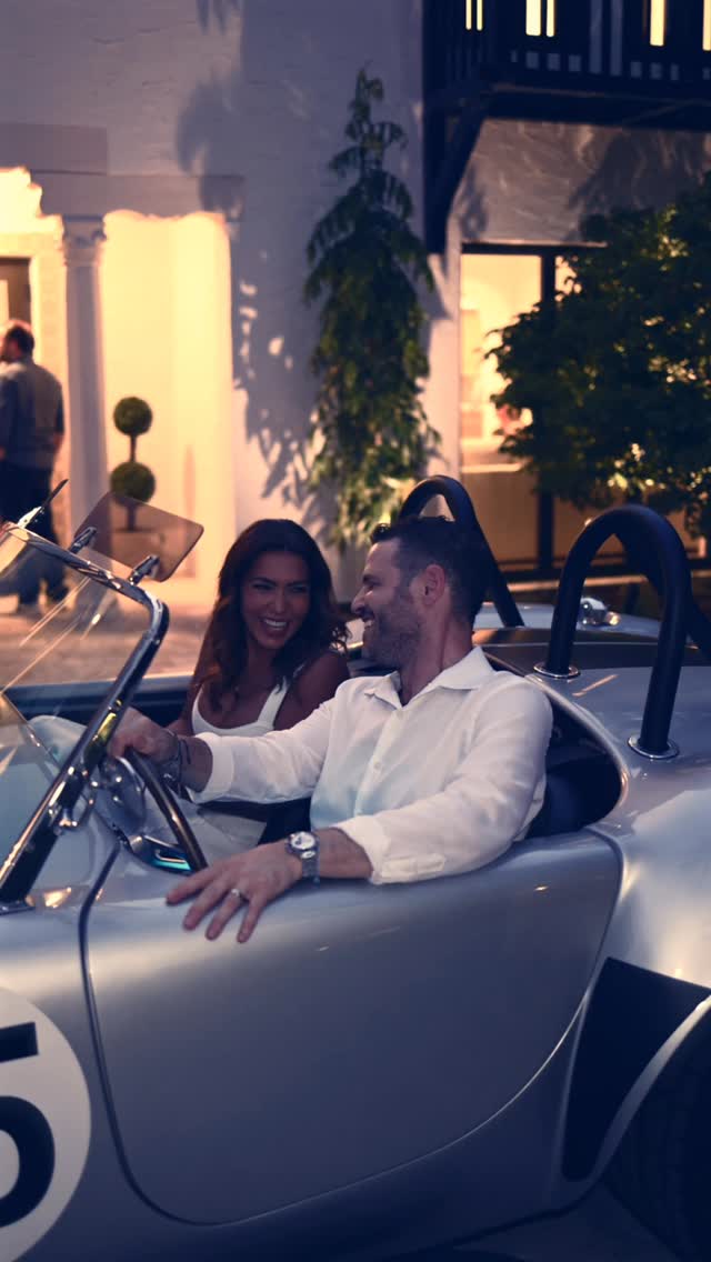 Instagram post by @jessica_inthegrove for Douglas Elliman. Caption reads: Flashback Friday to our wildly fun grand opening....