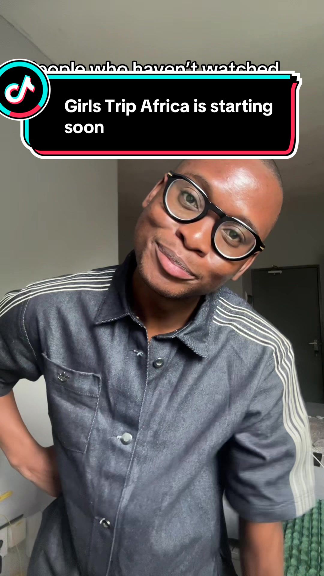 TikTok post by @mbuyiselovilakazi for Showmax. Caption reads: The Real Housewives Ultimate Girls Trip Africa is....