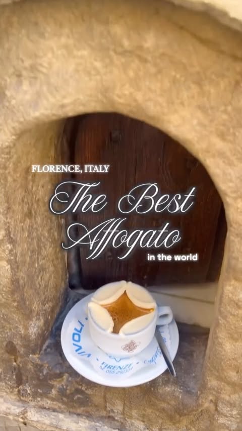 Instagram post by @thekorinamy for @hotel. Caption reads: Add @vivoli_il_gelato to your Florence list.....