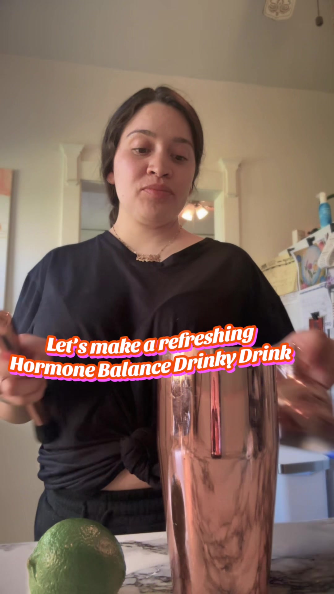 TikTok post by @katherineyjasso for Milamend. Caption reads: I have the @Milamend Hibiscus Unsweetened in my....