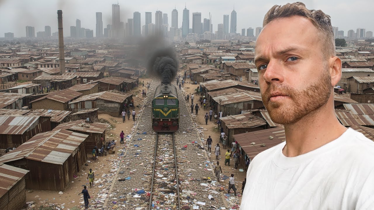 YouTube post by @IndigoTraveller for Western Union. Caption reads: Walking into Africa's Biggest Slum (1 Million....