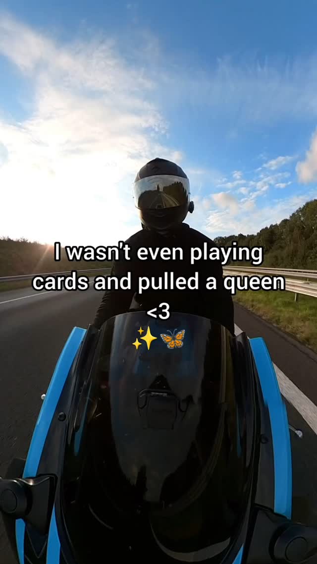 Instagram post by @chance2ride for ABS Fairings. Caption reads: How lucky am I✨

Follow @chance2ride for more....