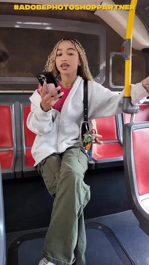 Instagram post by @jasmincorley for Adobe Photoshop. Caption reads: #AdobePhotoshopPartner ✨ Here’s how I edit on the....