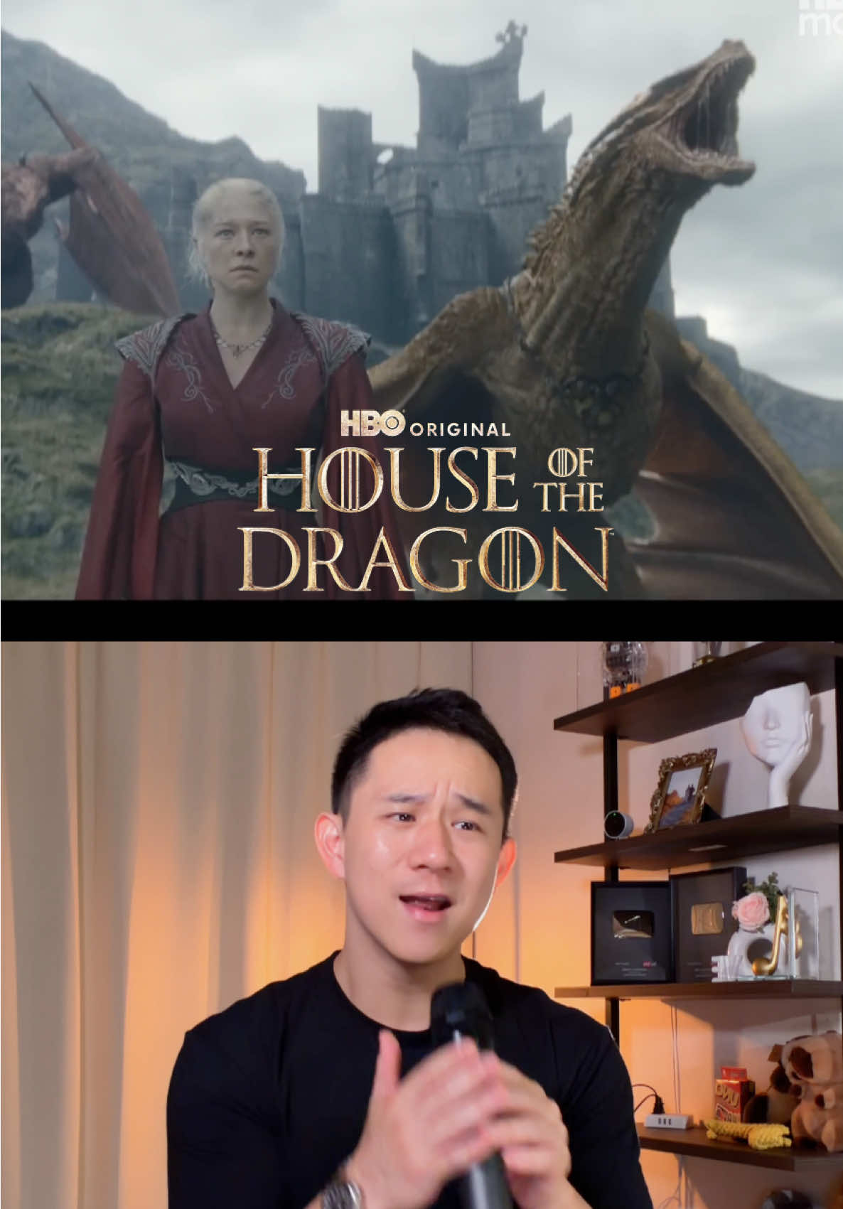 TikTok post by @jasondchen for Game of Thrones. Caption reads: [...] 21st on HBO Max! #houseofthedragon....