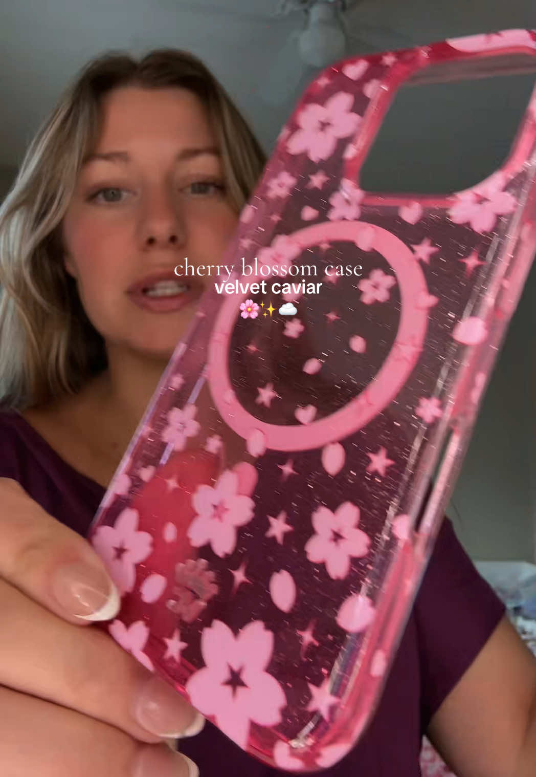 TikTok post by @myhigherelf for VELVET CAVIAR. Caption reads: Omg love this one! @Velvet Caviar #velvetcaviar....