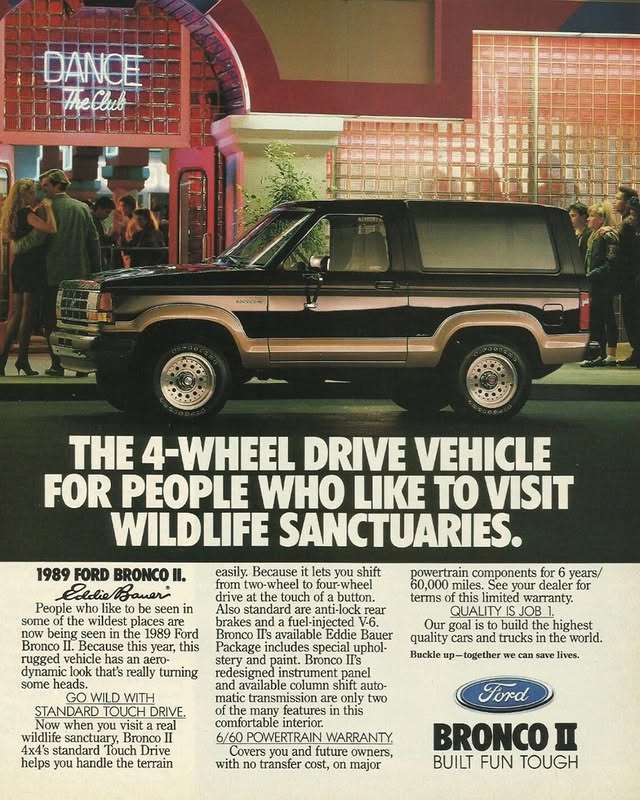 Instagram post by @nickthrowsafit for Eddie Bauer. Caption reads: Ford and Eddie Bauer’s partnership ads over the....