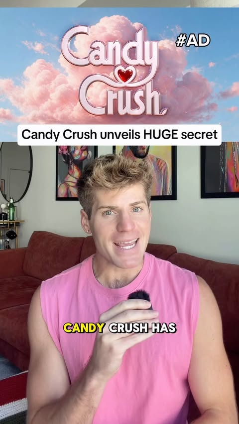 Instagram post by @louislevanti for Candy Crush Saga. Caption reads: [...] Shania Twain & Zedd are taking over....