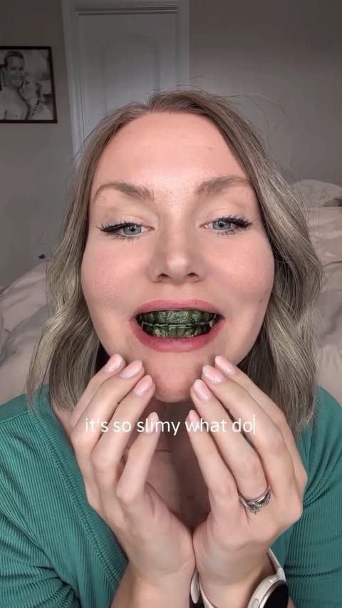 Instagram post by @sweetly.painted.cookies for Inopro. Caption reads: What a wild ride 😅 #inopro ad #teethwhitening.