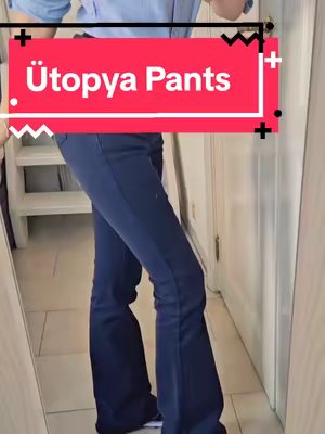 TikTok post by @soyadrizam for Ütopya Shop. Caption reads: #utopia #womenpants @Utopya Shop.
