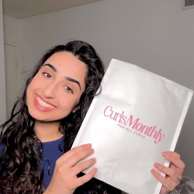 Instagram post by @sumans.waves for Curls Monthly. Caption reads: [...] which can get prettyyy expensive!....