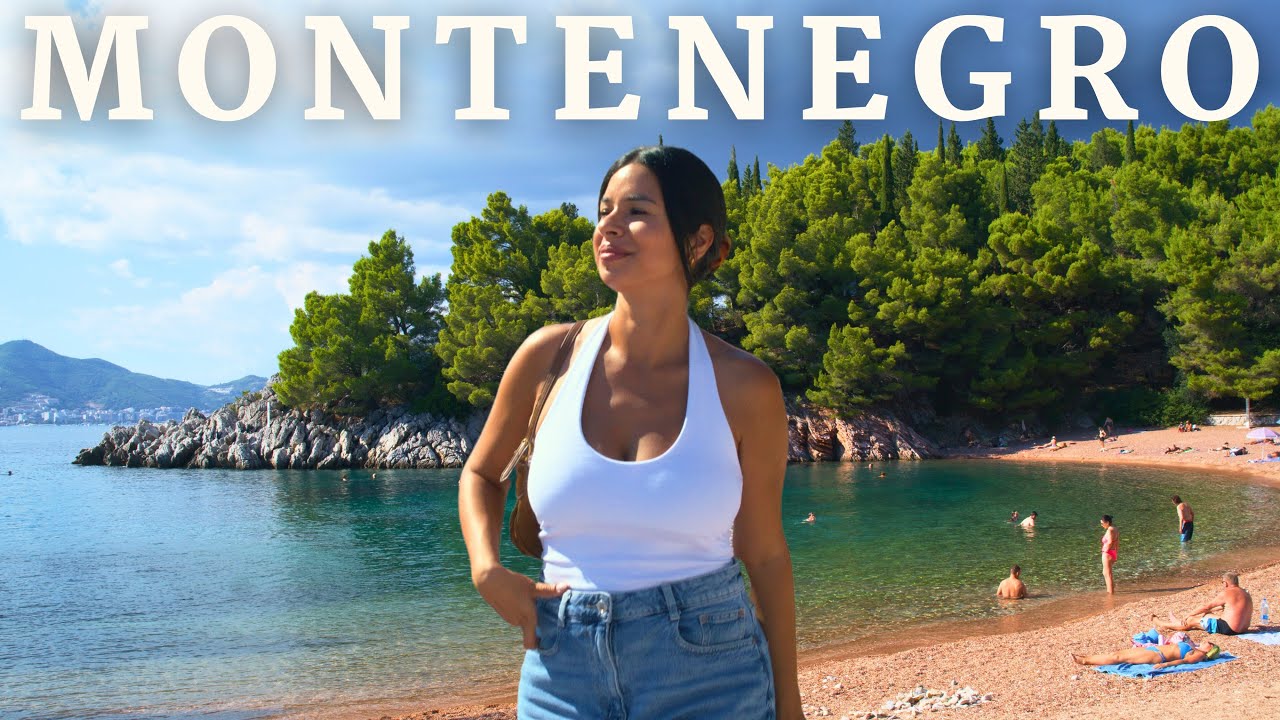 YouTube post by @maliniangelica1 for SafetyWing. Caption reads: MONTENEGRO: EUROPE'S BEST KEPT SECRET!!.