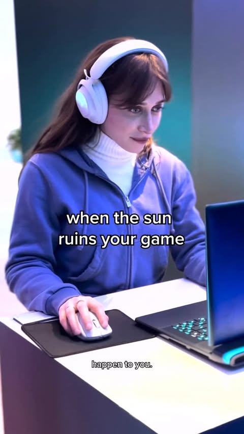 Instagram post by @angelicatrae for ALIENWARE. Caption reads: Don’t let the sun ruin your game. @alienware ‘s....