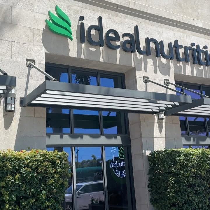 Instagram post by @gilbert_burns for Ideal Nutrition. Caption reads: Shoutout to @idealnutritionnow and this new....