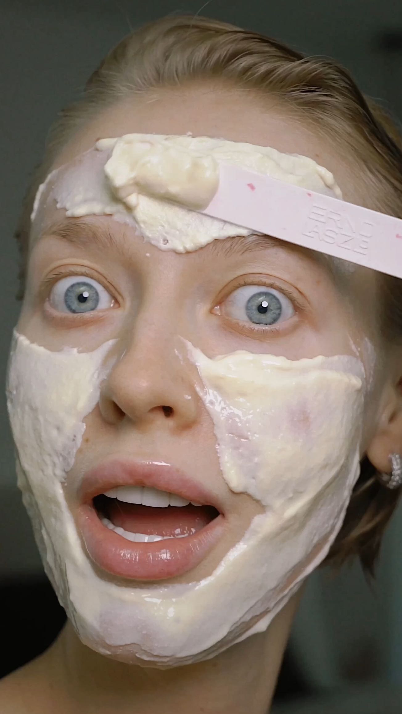 Instagram post by @olesyaromano for Erno Laszlo. Caption reads: [...] visible lifting as I peeled off this....